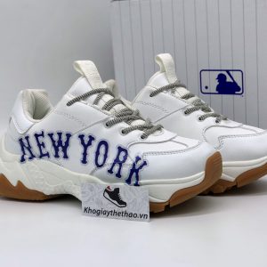 Giày MLB New York trắng chữ xanh rep