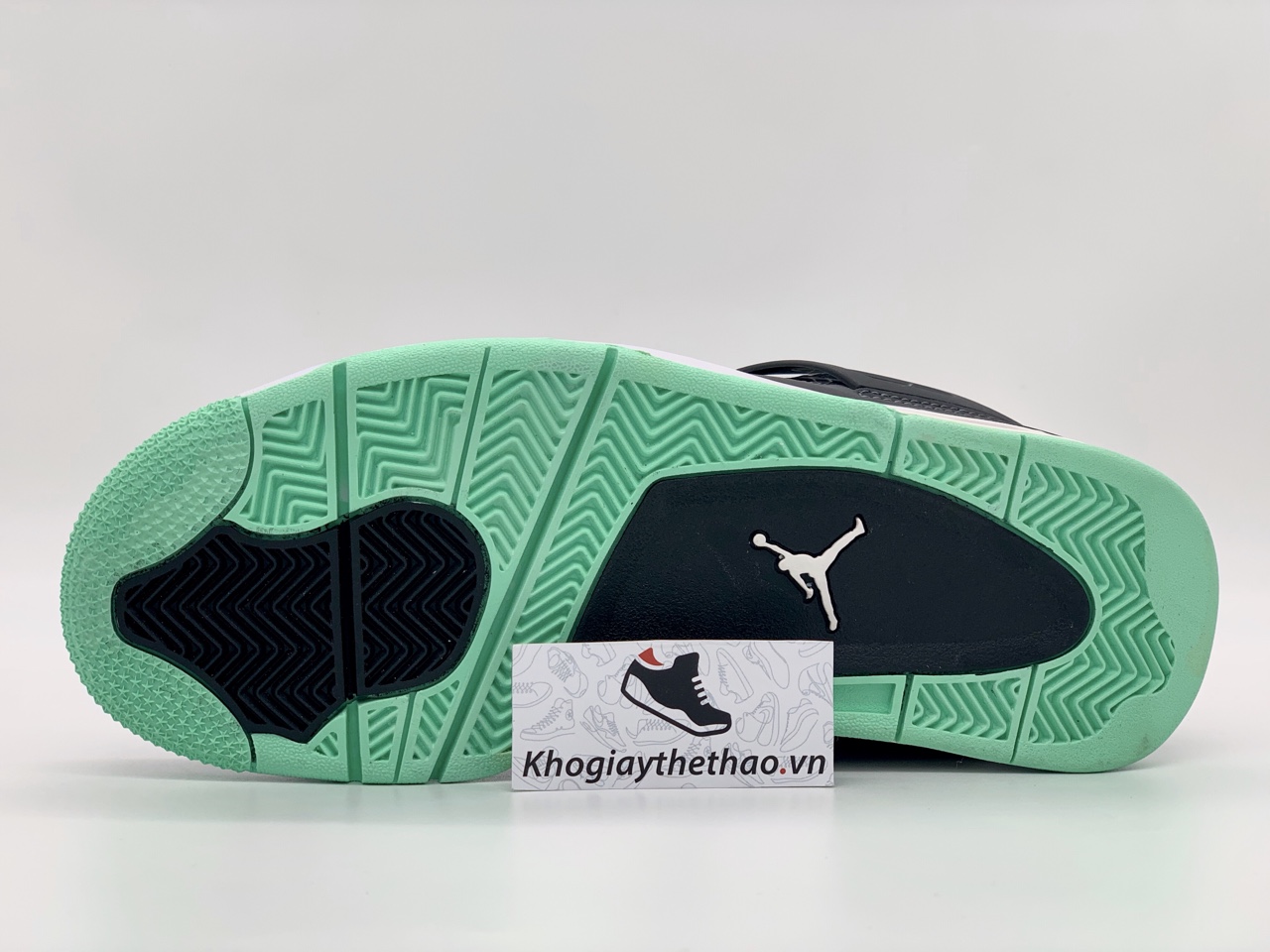 GiÃ y Nike air Jordan 4 Retro Green Glow replica
