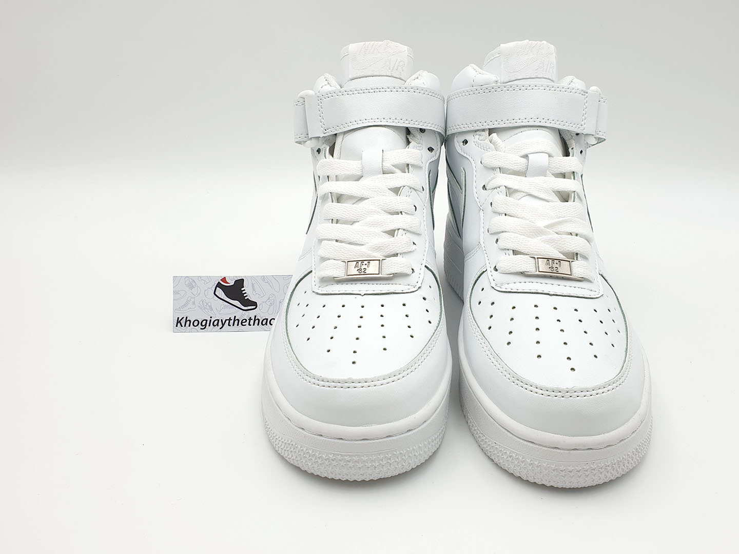 Giày Nike Air Force Cao Cổ Trắng (Af1 Mid) Rep 1:1 - Khogiaythethao