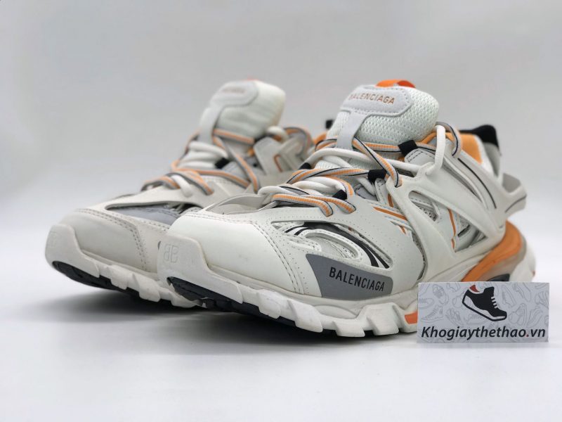 Giày Balenciaga Track 3.0 trắng cam replica