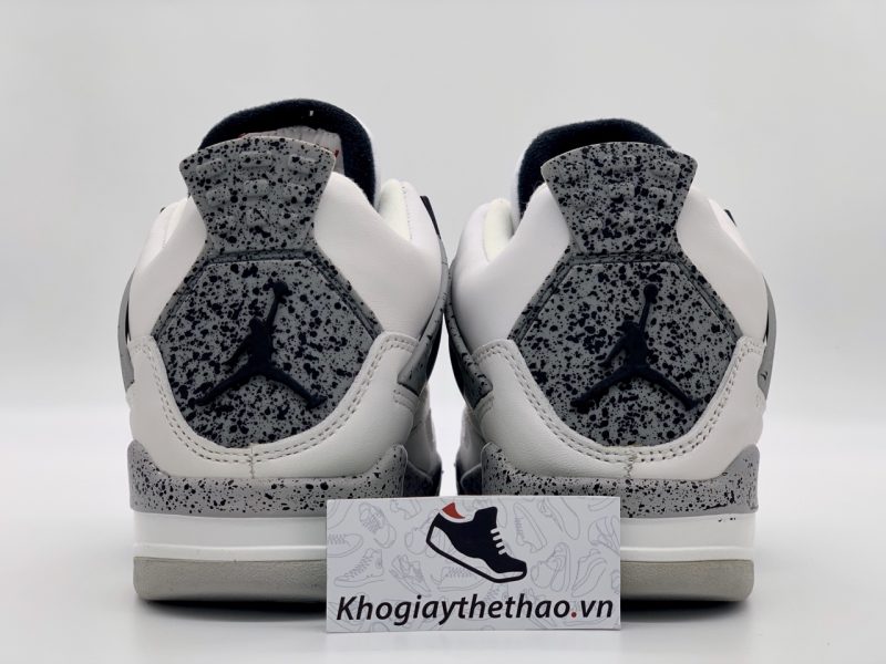 GiÃ y Nike air Jordan 4 Retro White Cement replica