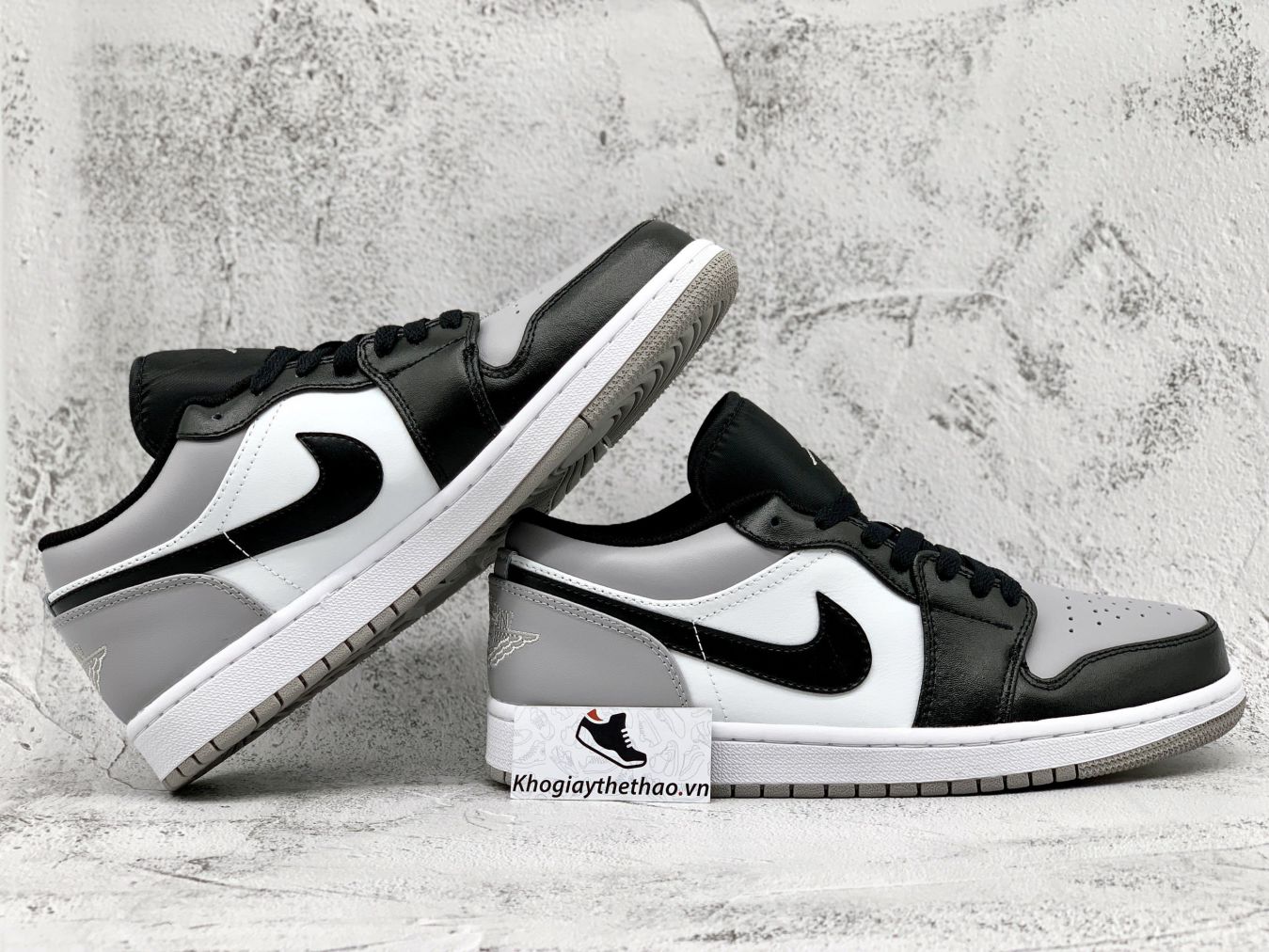 Giày Nike Air Jordan 1 Low xám đen