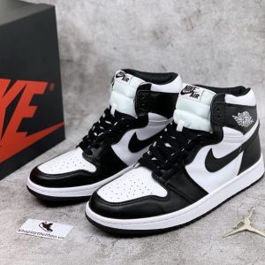 GiÃ y Nike Air Jordan 1 High Ä�en Tráº¯ng Black White