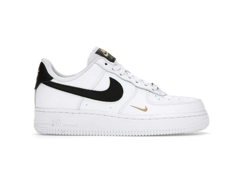 Nike Air Force 1 Low 07 Essential White Black Gold Rep 1:1