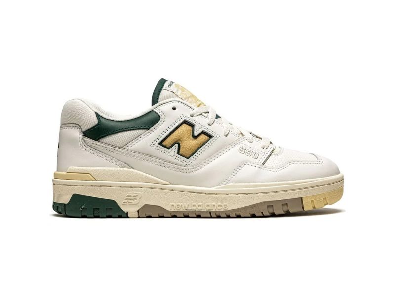 GiÃ y New Balance AimÃ© Leon Dore x 550 Natural Green Rep 1:1