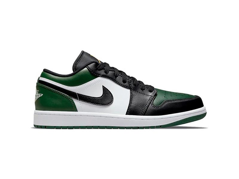 GiÃ y Nike Air Jordan 1 Low Green Toe Like Auth